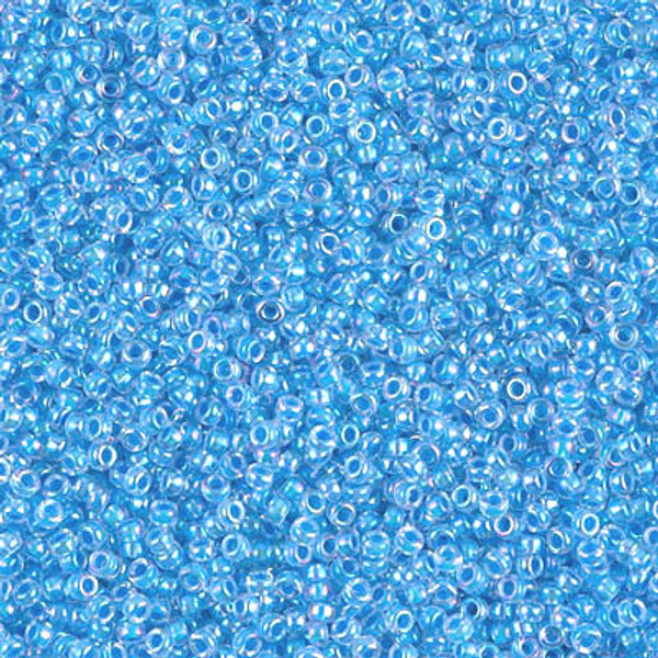 Miyuki 15-2205, Light Blue-Lined Crystal AB (14 gr.)