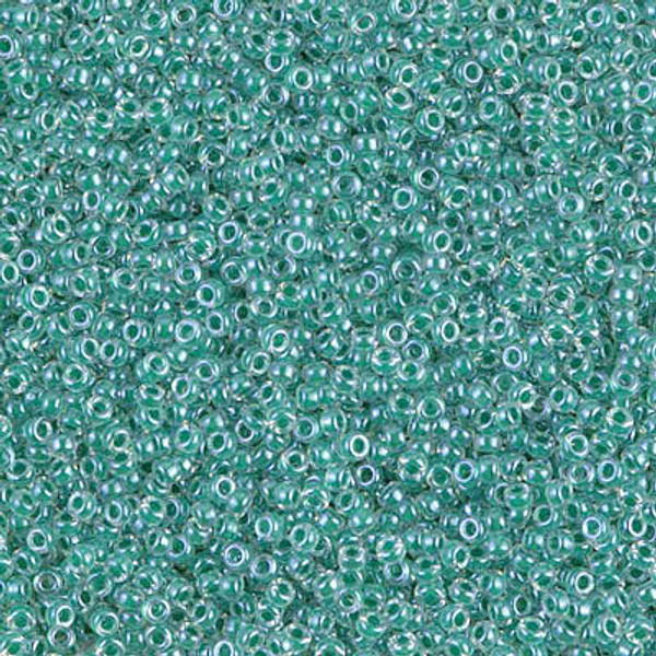 Miyuki 15-0217, Forest Green-Lined Crystal (14 gr.)