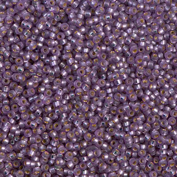 15-1655, Semi-Frosted Silver-Lined Mulberry (14 gr.) Miyuki (Matches DB-0695)