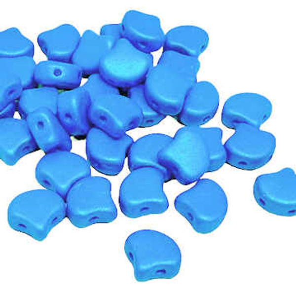 Ginko Beads, Chatoyant Sky Blue (Qty: 25)