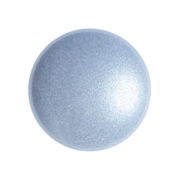 18mm Cabochon par Puca, Light Blue Pearl (Qty: 1)