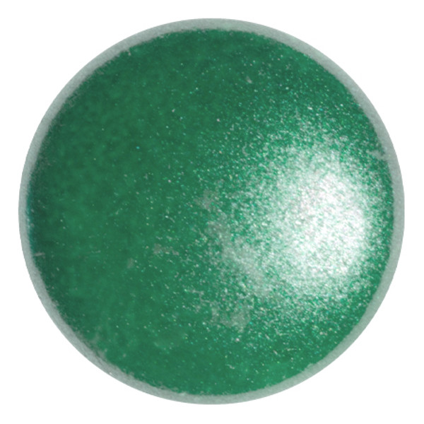 25mm Cabochon par Puca, Dark Green Pearl (Qty: 1)