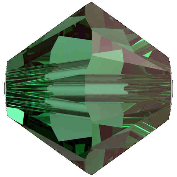 Brilliance 5328 6mm Crystal Bicones, Green Turmaline (Qty: 1) Min Qty 10