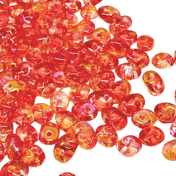 SuperDuos, Crystal Summer Rainbow Orange (10 gr.)