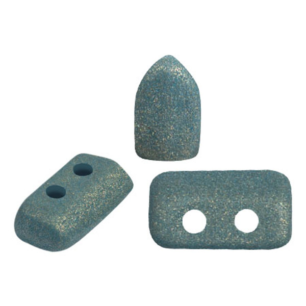 Piros par Puca Beads, Trendy Persian Blue Matte (5 grams/~75 beads)