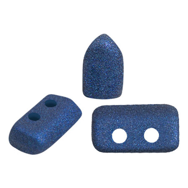 Piros par Puca Beads, Trendy Royal Blue Matte (5 grams/~75 beads)