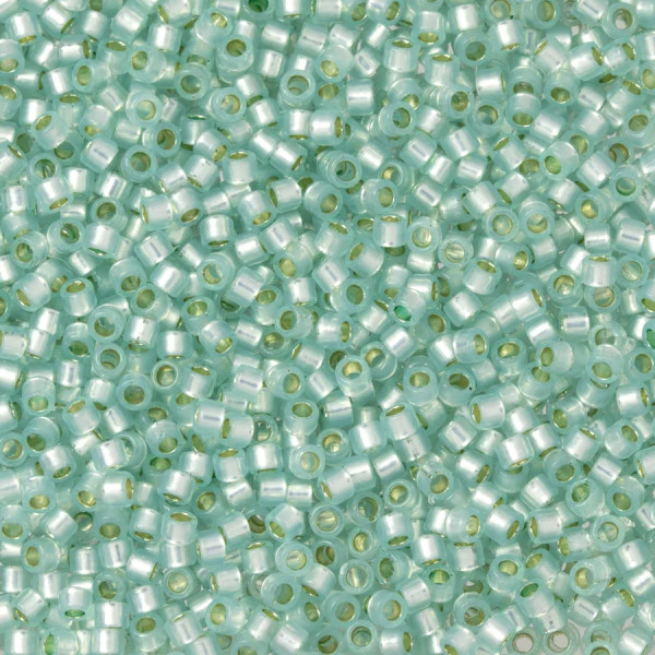 TOHO Aiko 11-PF2116, PermaFinish Translucent Silver-Lined Light Aqua (5 grams)