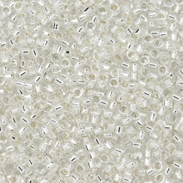 TOHO Aiko 11-21, Transparent Silver-Lined Crystal (5 grams)