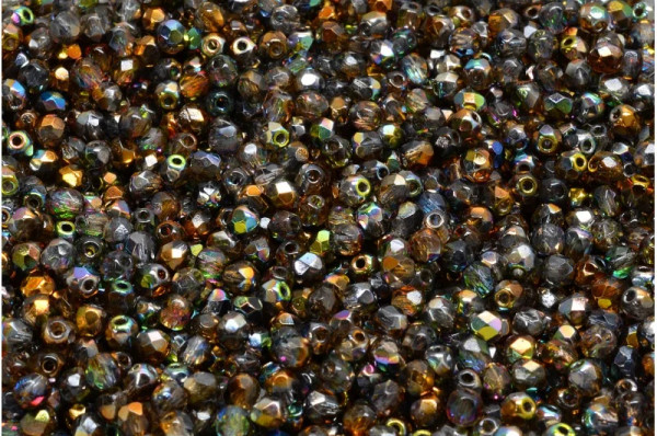 3mm Fire Polish, Magic Copper  (Qty: 50)