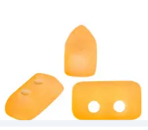 Piros par Puca Beads, Matte Translucent Peach (5 grams/~75 beads)