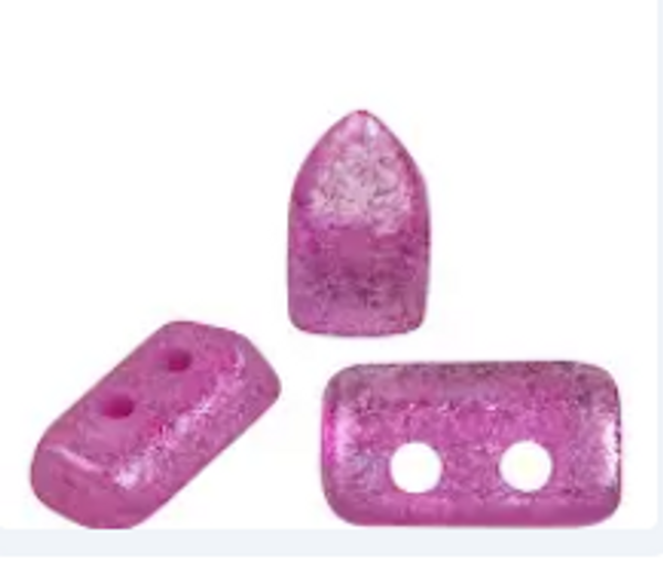 Piros par Puca Beads, Riviera Fuchsia (5 grams/~75 beads)