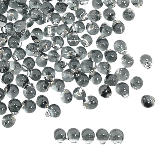 2.8mm Drop Bead, Silver Lined Light Grey (10 gr.)