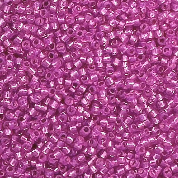 15-2107, Silver Lined Milky Hot Pink (14 gr.) Toho