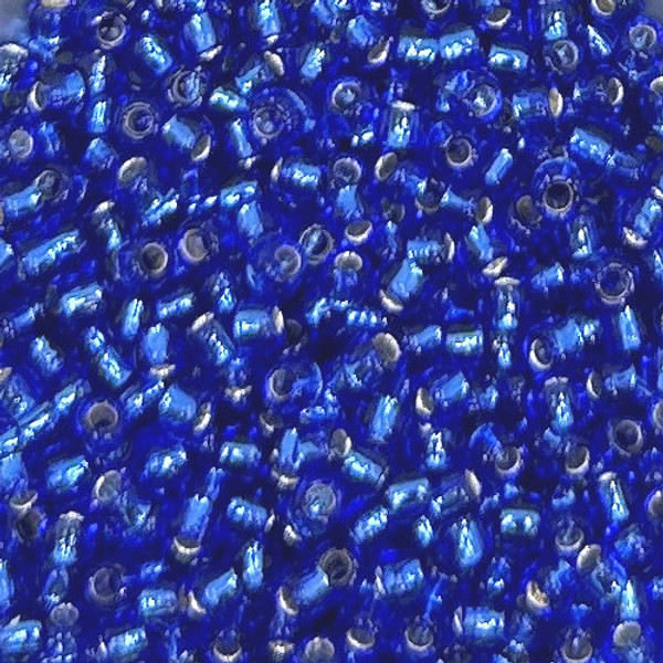 8-0035, Silver Lined Sapphire (28 gr.) Toho