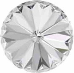 Swarovski 14mm Rivoli, Crystal (Qty: 1) Foiled