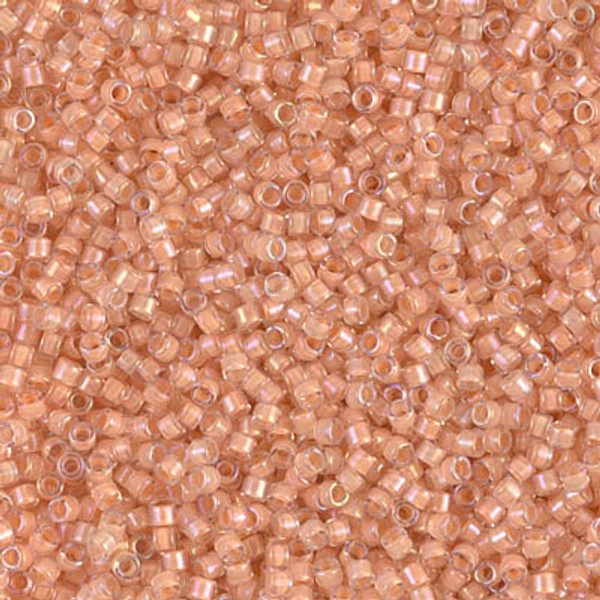 Size 11, DB-0067, Lined Light Peach AB (10 gr.)