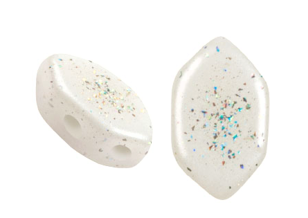 Paros par Puca Beads, Constellation White (Qty: 25)