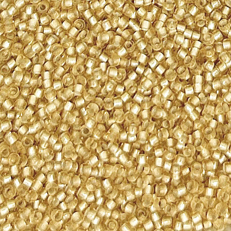 15-0022F, Matte Silver-Lined Light Topaz (14 gr.) Toho (Discontinued)