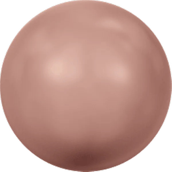 16mm Swarovski 5811 Pearls, Rose Peach (Fuzz) (Qty: 2)