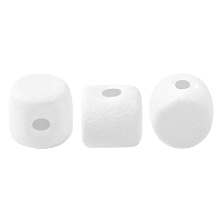 Minos Par Puca Beads, Matte White (5 gr.)