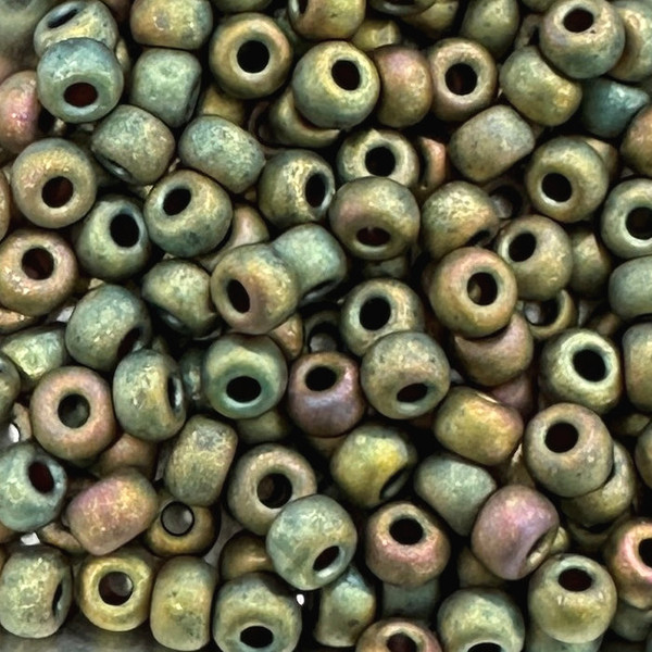 6-2035, Matte Metallic Khaki Iris (28 gr.) Miyuki