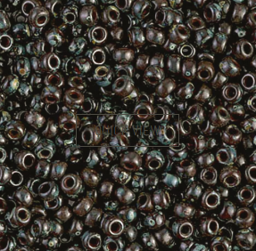 8-4504, Transparent Ruby Picasso (28 gr.) Miyuki