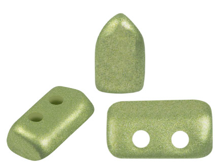 Piros par Puca Beads, Metal Shine Olivine (5 grams/~75 beads)