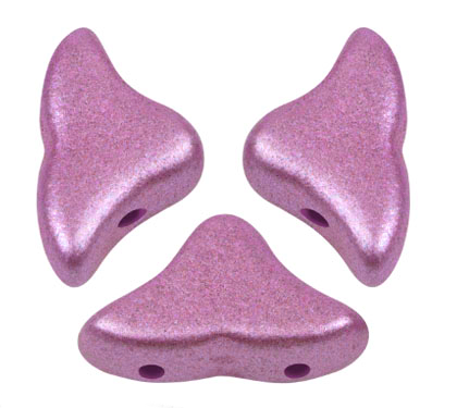 Helios par Puca Beads, Metal Shine Powder Rose (Qty: 25)