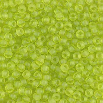8-0143F,  Matte Transparent Chartreuse (28 gr.) Miyuki