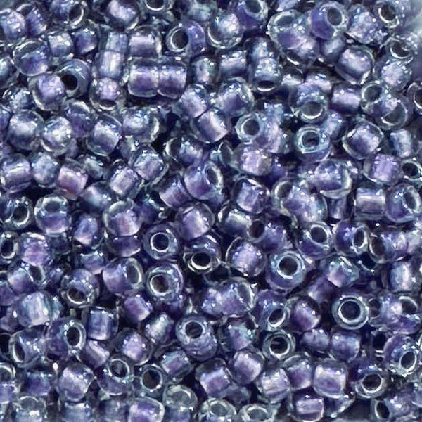 8-0265, Purple-Lined Crystal Luster (28 gr.) Toho