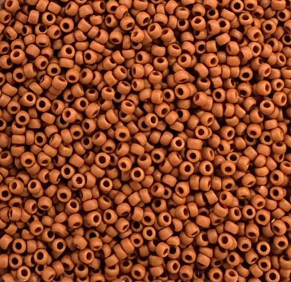 15-0046LF, Matte Opaque Terra Cotta (14 gr.) Toho