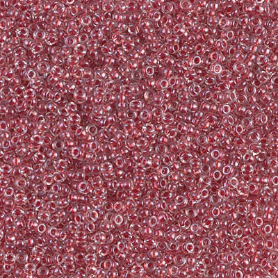 15-1554, Sparkling Cranberry-Lined Crystal (14 gr.) Miyuki (Matches DB-0924)