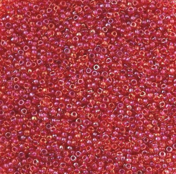 15-0241, Inside Color Lined Fuchsia Topaz AB (14 gr.) Toho