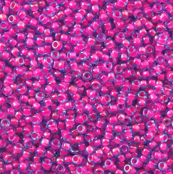 15-0980, Pink Color-Lined Purple (14 gr.) Toho (Discontinued)