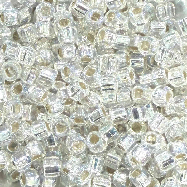 6-0635, Silver-Lined Crystal AB (28 gr.) Miyuki