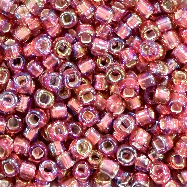 6-0640C, Silver-Lined Rose AB (28 gr.) Matsuno