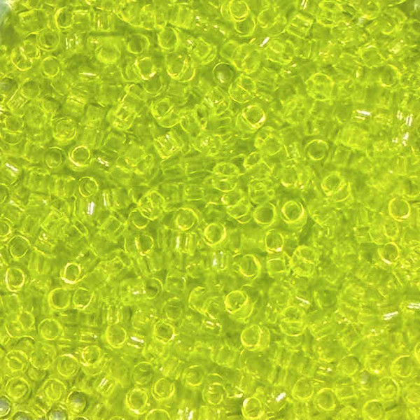 TOHO Aiko 11-4, Transparent Lime Green (5 grams)