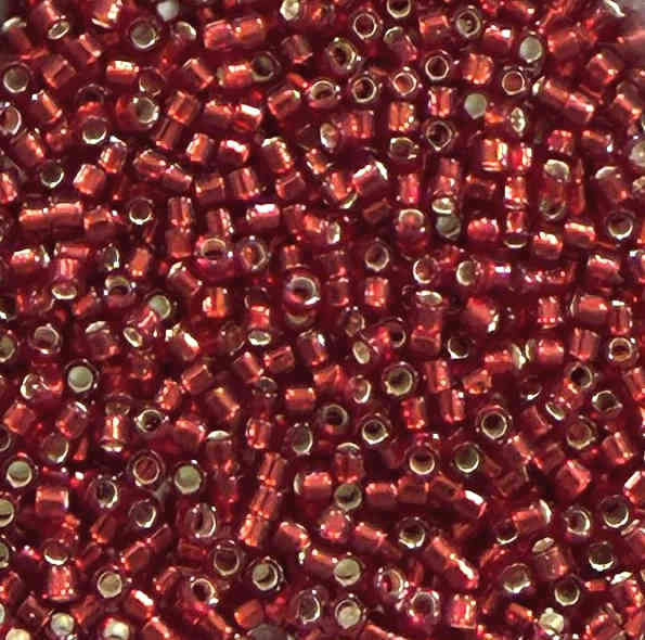 TOHO Aiko 11-34, Transparent Silver-Lined Smokey Topaz (5 grams)