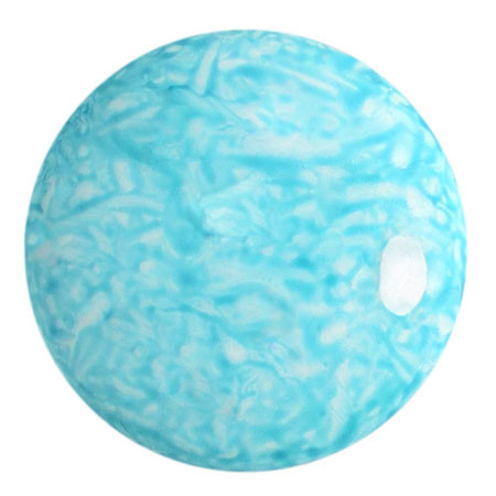 25mm Cabochon par Puca, Milky Blue Turquoise (Qty: 1)  Overstock