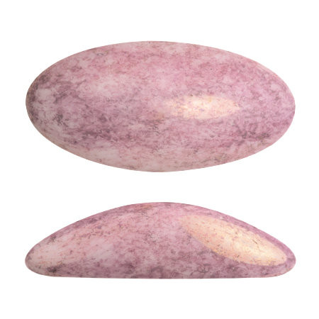 Athos par Puca, Opaque Light Rose Ceramic Look, 20 x 10 x 6mm (Qty: 1) Overstock