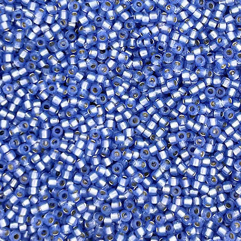15-PF2123, PermaFinish Silver-Lined Tanzanite Opal (14 gr.) Toho Overstock