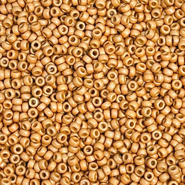 15-4203F, Duracoat Matte Deep Gold (14 gr.) Miyuki Overstock