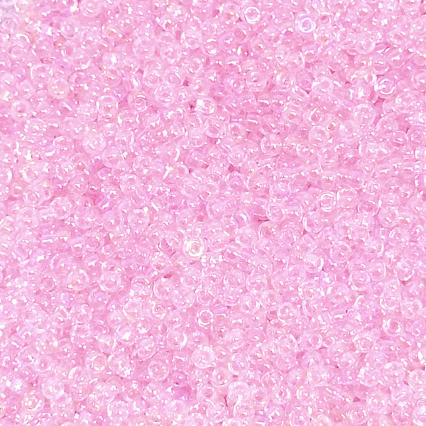 15-0266, Transparent Pink AB (14 gr.) Miyuki (Matches DB-0071) Overstock
