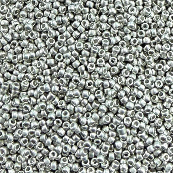 15-0714F, Matte Sterling Silver Plated (14 gr.) Toho (Formerly 0464B) (Discontinued)
