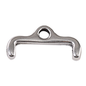 Cymbal Skafi II, 11/0 Bead Ending, Antique Silver-Plated (Qty: 2) Overstock