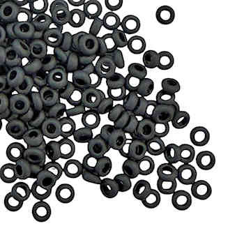 Size 11 Demi Rounds,  49F, Matte Black (10 gr)