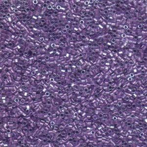 Size 11, DBC-0906, Sparkling Purple-Lined Crystal (Hex) (5 gr