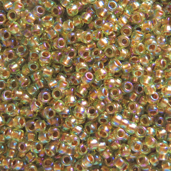 Toho 8-0998, Gold-Lined Rainbow Jonquil (28 gr.)