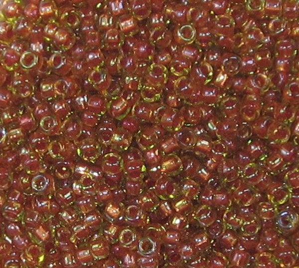 11-0727, Shimmering Peridot Color-Lined Metallic Rust (28 gr.) Miyuki