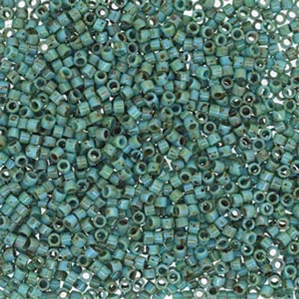 Size 11, DB-2264, Turquoise Picasso (10 gr.)